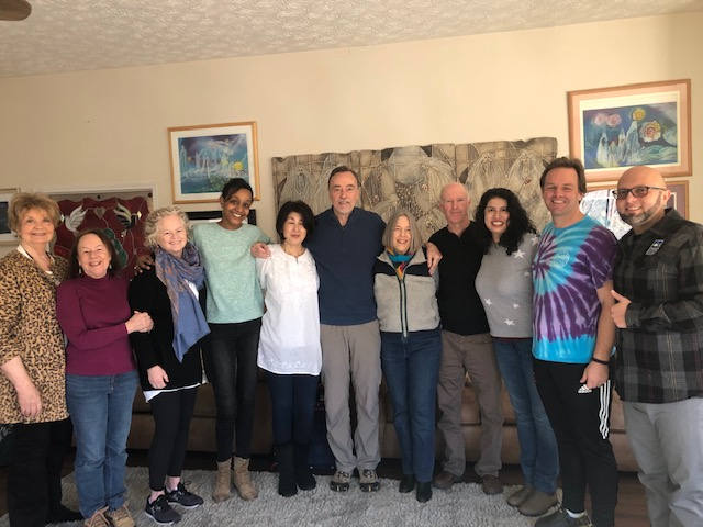 In-Depth Channeling 2/11-18/2023 L to R: Janice Hayes, Jane Nowak, Frances Riley, Miriam Shiferaw, Yukiko Hishiya, Rob Anda, Kacey Coony, John Till, Leanne Fernandez, Hugh Fannin, Jack Morales