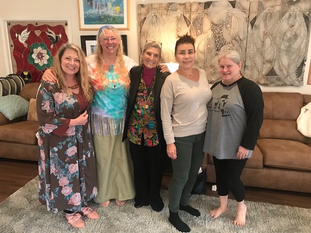 Journey of the Soul 11/11-15/2023 L to R: Rose Meenach, Mary Richardson, Linda Griffith, Grace Tabet, DeLeigh Haley