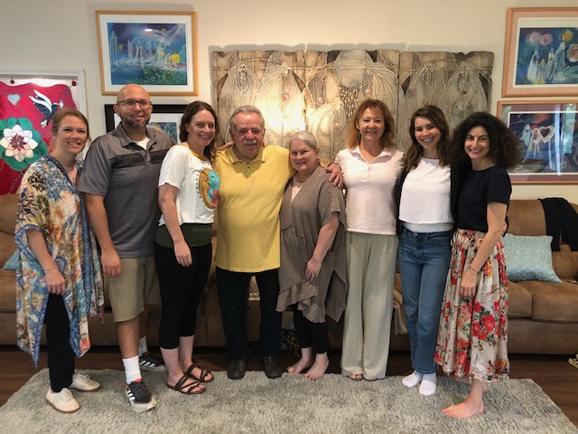 Color & Sound Healing 6/14-18/23 L to R: Melissa Fannin, Jack Morales, Tina Miller, Charles Curcio, DeLeigh Haley, Raisa Snyder, Jessica LaMarre, Dina Debbas