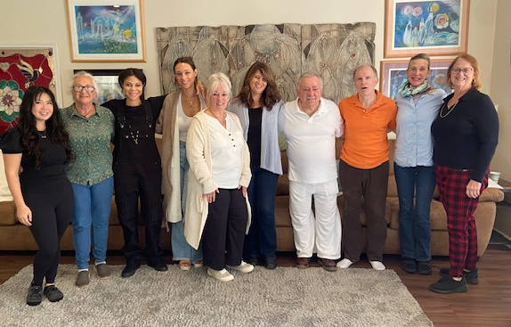 October 13-19, 2024 Energy Healer Training L-R: Ayana Shui, Susan Monkman, Adrienne Nice, Shannon Sarno, Colleen Walters, Lynn Stine, Charles Curcio, Ken Johnston, Jennifer Morrissy, Priscilla Howick