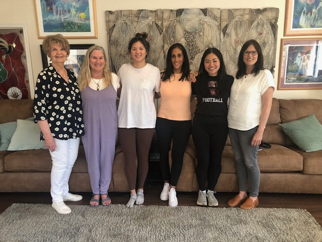 March 29-April 5, 2025 In-Depth Channeling L-R: Janice Hayes, Nancy Brown, Mimi Nguyen, Hayley Painter, Anna Nguyen, Catherine Fraise