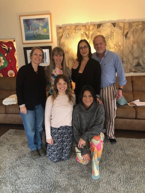 Inner Sanctuary Training Feb 6-8, 2025 Back L-R: Melissa Fannin, Karen Galliano, Alena Alberani, Michael Seago Front L-R: Charee Shubert, Miriam Trujillo