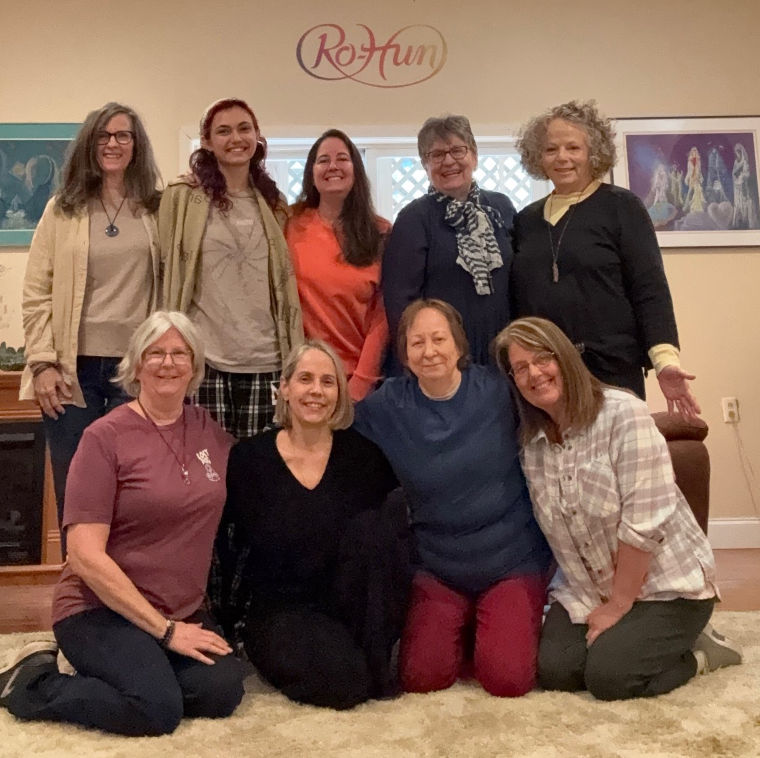 March 8-12, 2025 Entura Art 5 Back L-R: Barbara Gagliardi, Aiko Ella, Tammie Sparks, Elizabeth Hood, April Atlas Frt L-R: Mary Hester, Stacie Sholer, Lora Naratil, Annie Lowe