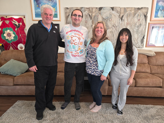 Inner Sanctuary Training, April 4-6, 2026 L to R: Steve Smith, Austin Domke Latz, Teresa Munsell, and Ayana Shui