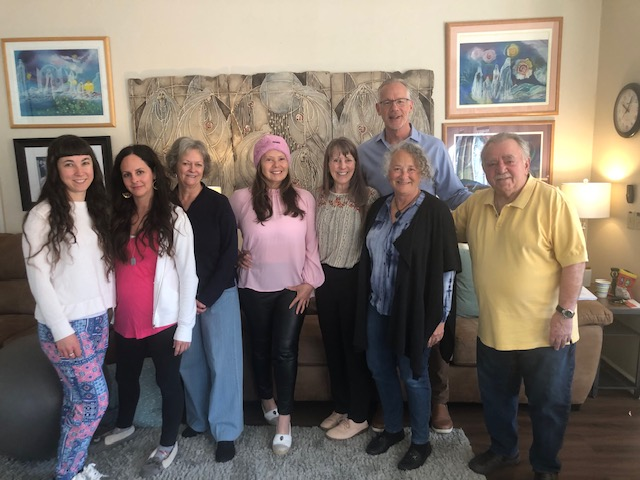 An image of spiritual practitioners and students