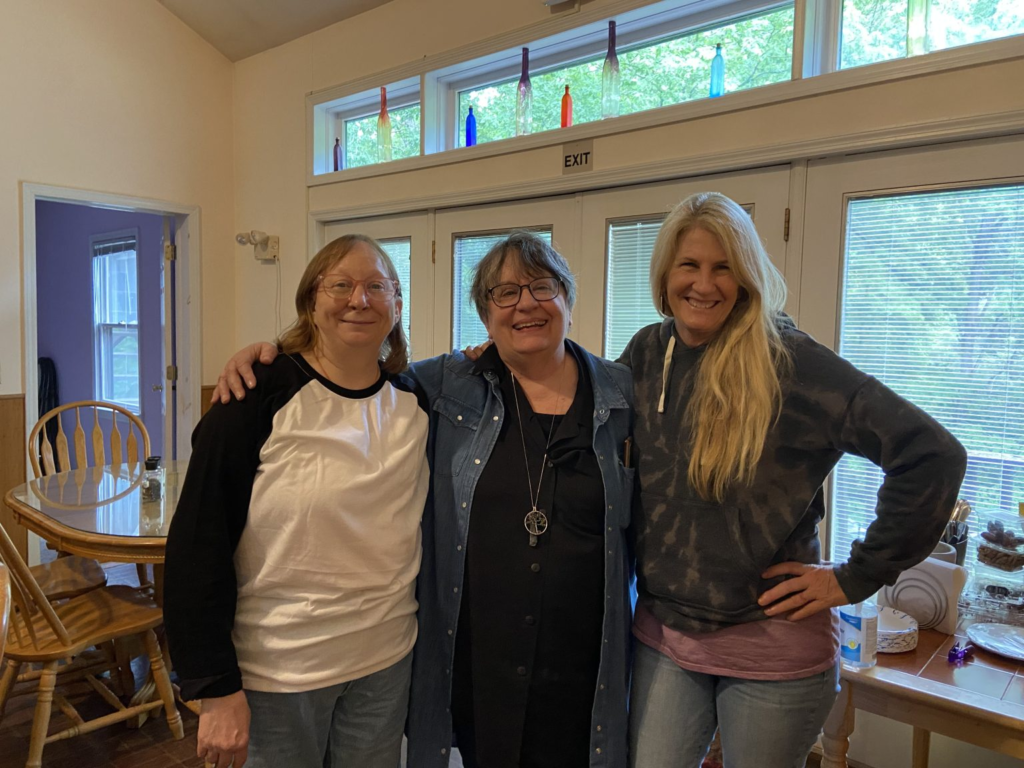 Group of students building connections during spiritual education