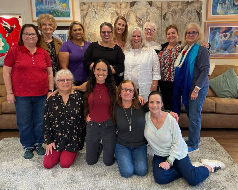 In-Depth Channeling 11/4-11/2023 Back L to R: Jane Wedekind, Janice Hayes, Priya Maharaj, Helena Falcon, Tammy Fellows, Colleen Walters, Lorraine Doull, Leona Palmieri, Jennie Angell Front L to R: Darlene Daly, Ashley Wise, Angela Bolin-Hines, Kendra White