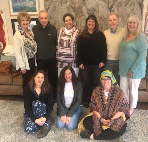 February 10-17, 2024 In-Depth Channeling Back L-R Janice Hayes, Byron Baudo, Gloria Thornton, Julia Shipley, Ken Johnston, Cathy Denton Front L-R Lisa Chesney, Kaline Aoun, Gretchen House