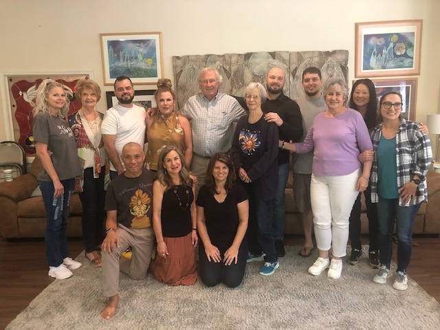 June 1-8, 2024 In-Depth Channeling Back L-R Deanna Poterma, Janice Hayes, Noel Vega, Sheree Jederberg, Stephen Waechter, Ellen Rogers, Nikola Jankovic, Robert Voth, Mary Phan Gruber, Su-Yoon Ko, Lori Sharp Front L-R Arif Sentosa, Lynn Stine, Jennifer Parra